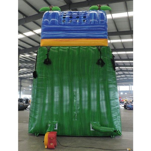 Eagle Bounce Inflatable Bouncers 22'H Green Slide With Pool by Eagle Bounce