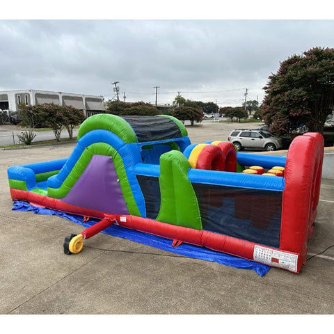 Eagle Bounce Inflatable Bouncers 31'L Obstacle Course Wet n Dry by Eagle Bounce