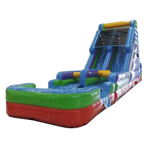 Eagle Bounce Inflatable Bouncers 45'L 2-Lane Slide Piece With Removable Pool by Eagle Bounce