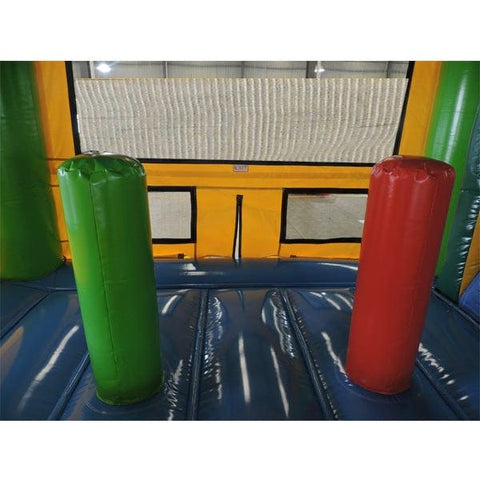 Eagle Bounce Inflatable Bouncers Green Combo Wet n Dry by Eagle Bounce