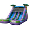 Image of Eagle Bounce Inflatable Bouncers Included 13'H Dual Lane Purple Water Slide by Eagle Bounce