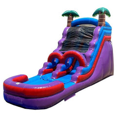 Eagle Bounce Inflatable Bouncers Included 15'H Purple Slide Wet n Dry by Eagle Bounce TB-S-011-WLG