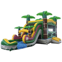 Eagle Bounce Inflatable Bouncers Paradise Combo Wet n Dry by Eagle Bounce