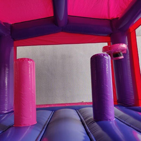 Eagle Bounce Inflatable Bouncers Pink Castle Bouncer by Eagle Bounce