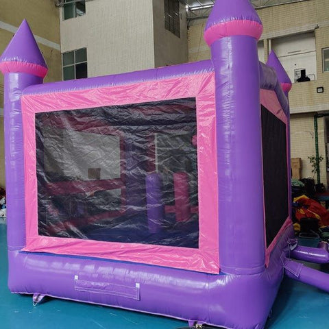 Eagle Bounce Inflatable Bouncers Pink Castle Bouncer by Eagle Bounce