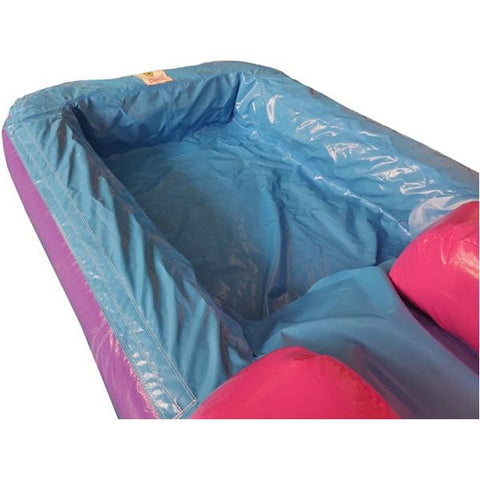 Eagle Bounce Inflatable Bouncers Pink Castle Combo with Pool by Eagle Bounce