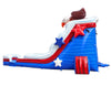 Image of 18' Bald Eagle Inflatable Water Slide with Blower