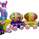 14' Air Blown Inflatable Easter Bunny Eggspress Train
