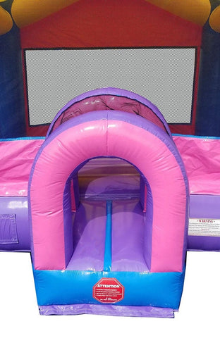 Pink Princess Dream Bounce House with Blower