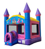 Image of Pink Princess Dream Bounce House with Blower