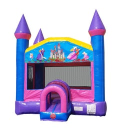 Pink Princess Dream Bounce House with Blower