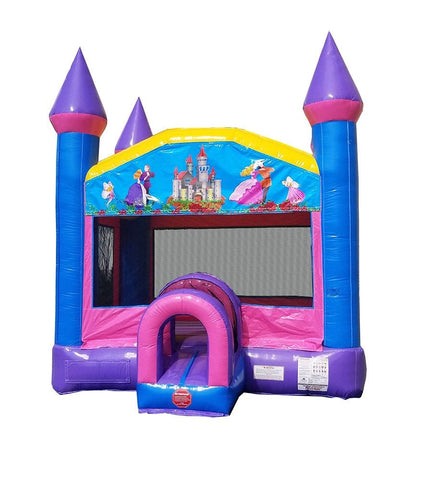 Pink Princess Dream Bounce House with Blower
