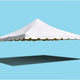 15' x 15' Weekender Pole Tent Top, White