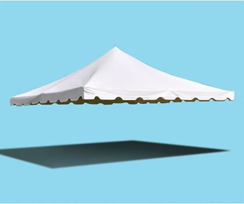 15' x 15' Weekender Pole Tent Top, White
