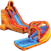 Image of eInflatables Games 27'H Lava Twist with Pool by eInflatables 781880265436 800 27'H Lava Twist with Pool by eInflatables SKU# 800