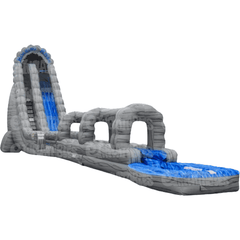 27'H Roaring River Single Lane Run N Splash Combo by eInflatables