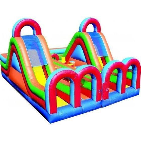 eInflatables Inflatable Bouncers 15'H Mini Turbo Rush Course 2 Piece A + B by eInflatables 781880287797 415 15'H Mini Turbo Rush Course 2 Piece A + B by eInflatables SKU# 415   