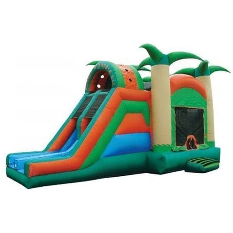 eInflatables Inflatable Bouncers 18'H Bounce N Double Dip Tropical (Combo Only) by eInflatables 781880284628 391zz 18'H Bounce N Double Dip Tropical (Combo Only) by eInflatables SKU#391zz  