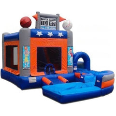 18'H Jump N Splash All Star w/ Pool by eInflatables