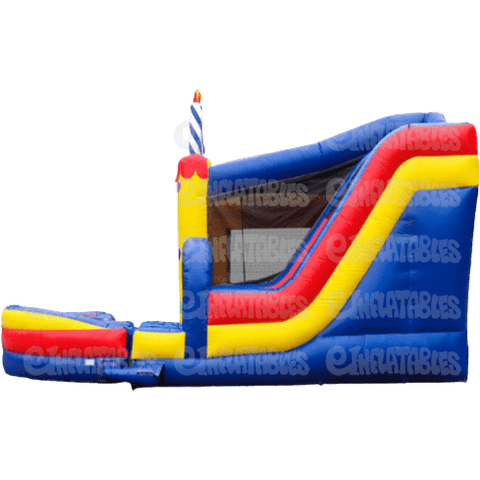 eInflatables Inflatable Bouncers 18'H Jump N Splash Birthday Cake w/ Landing by eInflatables 781880286318 6564 18'H Jump N Splash Birthday Cake w/ Landing by eInflatables SKU# 6564