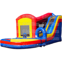 18'H Jump N Splash Funhouse w/ Landing by eInflatables