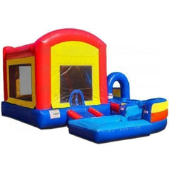 18'H Jump N Splash Funhouse w/ Pool by eInflatables
