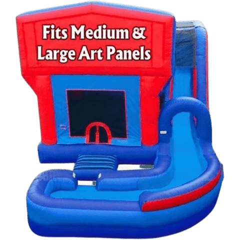 eInflatables Inflatable Bouncers 18'H Jump N Splash Modular w/ Landing by eInflatables 781880235781 367 18'H Jump N Splash Modular w/ Landing by eInflatables SKU# 367
