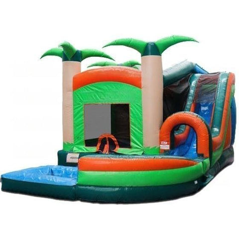 eInflatables Inflatable Bouncers 18'H Jump N Splash Tropical w/ Pool by eInflatables 781880286158 370 18'H Jump N Splash Tropical w/ Pool by eInflatables SKU# 370