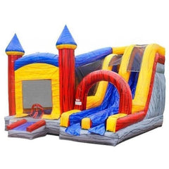 eInflatables Inflatable Bouncers 18'H Mystic Jump N Splash Double Lane by eInflatables 781880219798 5187zz 18'H Mystic Jump N Splash Double Lane by eInflatables SKU#5187zz