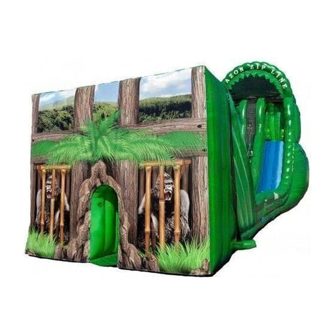 eInflatables Inflatable Bouncers 36'H Amazon Zip Line A & B by eInflatables 781880287445 906-1 36'H Amazon Zip Line A & B by eInflatables SKU#906  