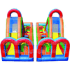 Image of eInflatables Inflatable Bouncers Mini Turbo Rush Course 2 Piece A + B by einflatables 781880287797 415 Mini Turbo Rush Course 2 Piece A + B by Einflatables SKU#415   