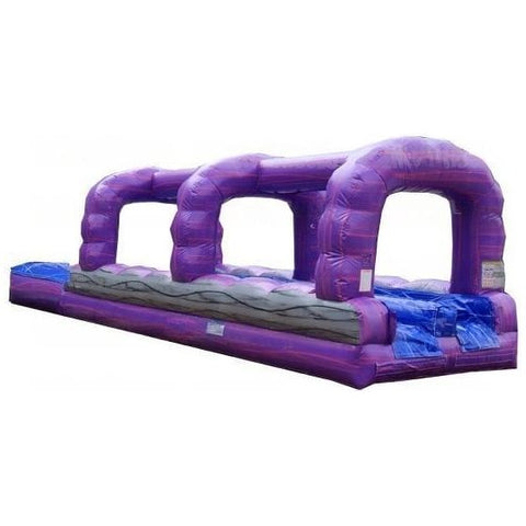 eInflatables Water Parks & Slides 10'H Purple Rain 2 Lane Run N Splash by eInflatables 781880297475 5166 8'H Purple River Single Lane Run N Splash by eInflatables SKU# 5010