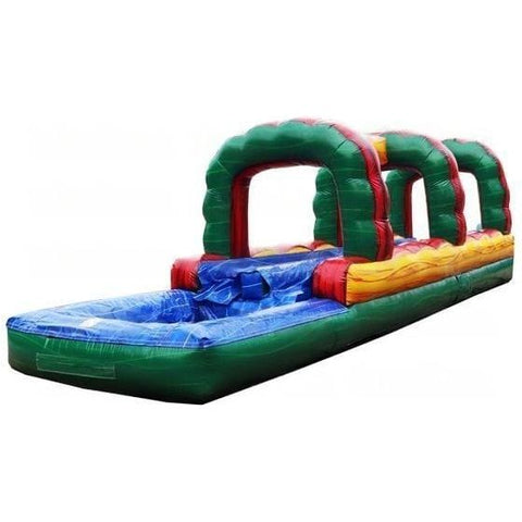 eInflatables Water Parks & Slides 10'H Ruby Run N Splash 2 Lane Slide by eInflatables 5168 10'H Purple Rain 2 Lane Run N Splash by eInflatables SKU# 5166