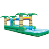 Image of eInflatables Water Parks & Slides 10'H Run N Splash Tropical 2 Lane Water Slide by eInflatables 781880238850 619 10'H Run N Splash Tropical 2 Lane Water Slide by eInflatables SKU# 619