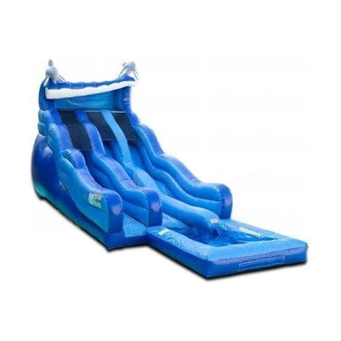 eInflatables Water Parks & Slides 18'H Dolphin Rip N Dip with Pool by eInflatables 781880268369 681 18'H Dolphin Rip N Dip with Pool by eInflatables SKU# 681