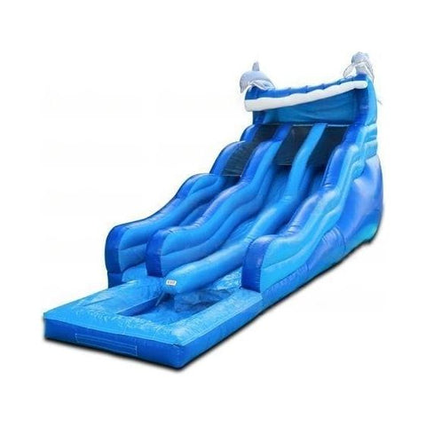 eInflatables Water Parks & Slides 18'H Dolphin Rip N Dip with Pool by eInflatables 781880268369 681 18'H Dolphin Rip N Dip with Pool by eInflatables SKU# 681
