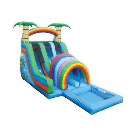 eInflatables Water Parks & Slides 18'H Double Funnel Tunnel with Pool by eInflatables 781880271376 608-1 18'H Double Funnel Tunnel with Pool by eInflatables SKU# 608
