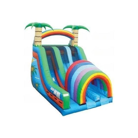 eInflatables Water Parks & Slides 18'H Double Funnel Tunnel with Pool by eInflatables 781880271376 608-1 18'H Double Funnel Tunnel with Pool by eInflatables SKU# 608