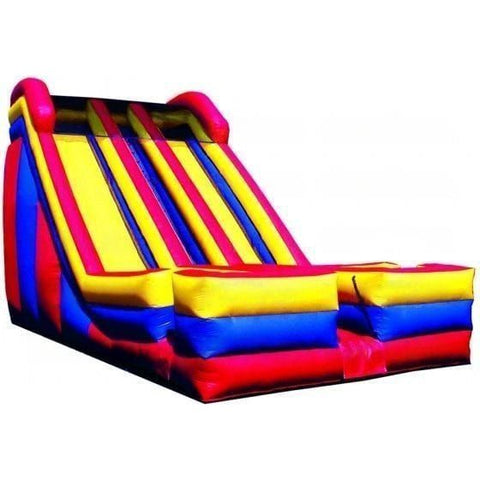 eInflatables Water Parks & Slides 18'H Dual Lane Side Exits (Platform as 24 Slide) by eInflatables 610Side
