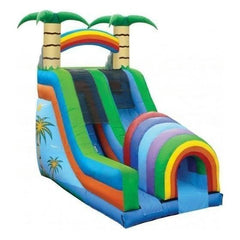 18'H Funnel Tunnel Water Slide with Pool by eInflatables