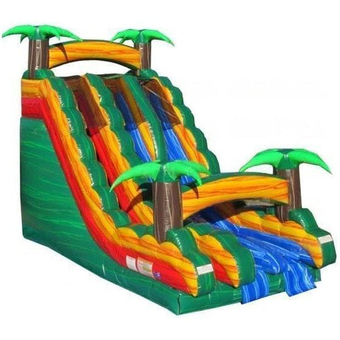 eInflatables Water Parks & Slides 18'H Moon River Double Lane(Slide Only) by eInflatables 781880273967 5150zz 18'H Moon River Double Lane(Slide Only) by eInflatables SKU# 5150zz