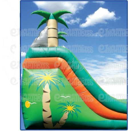 eInflatables Water Parks & Slides 18'H Super Splash Down Tropical with Pool by eInflatables 781880271345 523 18'H Super Splash Down Tropical with Pool by eInflatables SKU# 523