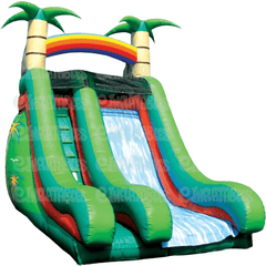 18'H Super Splash Down Tropical with Pool