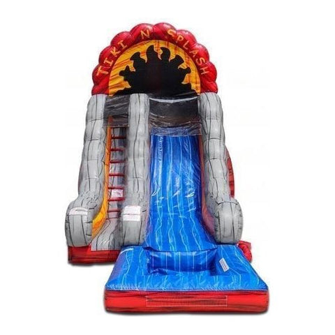 eInflatables Water Parks & Slides 18'H Tiki N Splash with Pool by eInflatables 781880271406 5074 18'H Tiki N Splash with Pool by eInflatables SKU# 5074 