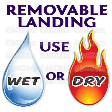 eInflatables Water Parks & Slides 20'H Fire N Ice with Landing by eInflatables 781880269809 851 20'H Fire N Ice with Landing by eInflatables SKU#851