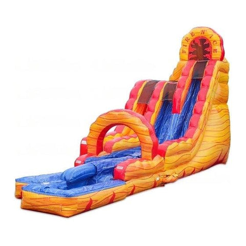 eInflatables Water Parks & Slides 20'H Fire N Ice with Straight Pool by eInflatables 781880213178 5206 20'H Fire N Ice with Straight Pool by eInflatables 5206