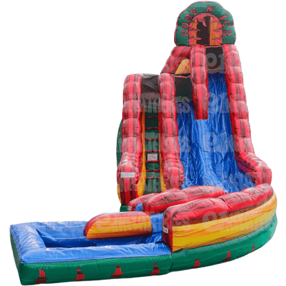 eInflatables Water Parks & Slides 20'H Ruby N Ice with Pool by eInflatables 781880284345 5048  20'H Ruby N Ice with Pool by eInflatables SKU# 5048  
