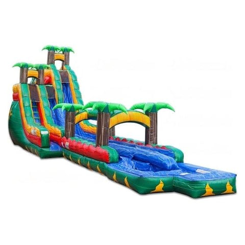 eInflatables Water Parks & Slides 20'H Tropical Ice Run N Splash Combo by eInflatables 781880213093 5200 20'H Tropical Ice Run N Splash Combo by eInflatables 5200