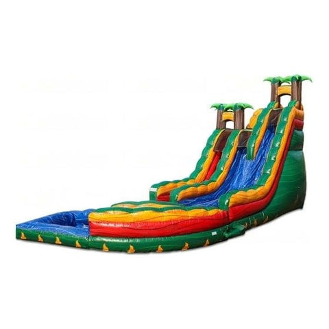 eInflatables Water Parks & Slides 20'H Tropical Ice with Curved Pool by eInflatables 781880212379 5222 20'H Tropical Ice with Curved Pool by eInflatables 5222