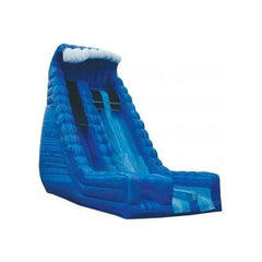 eInflatables Water Parks & Slides 22'H Blue Crush Dual Lane Slide by eInflatables 781880294375 625-einflatables 22'H Dual Lane Slide with Front Exits by eInflatables SKU# 630